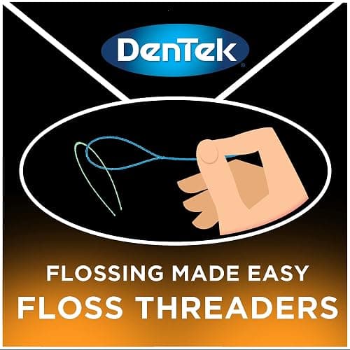 DenTek Floss Threaders for Braces, Bridges & Dental Implants, 50 Count thumbnail 2