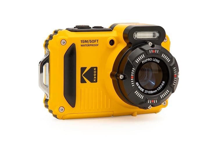 KODAK PIXPRO WPZ2 Rugged Waterproof Shockproof Dustproof WiFi Digital Camera 16MP 4X Optical Zoom 1080P Full HD Video Vlogging Camera 2.7" LCD (Yellow) thumbnail 4