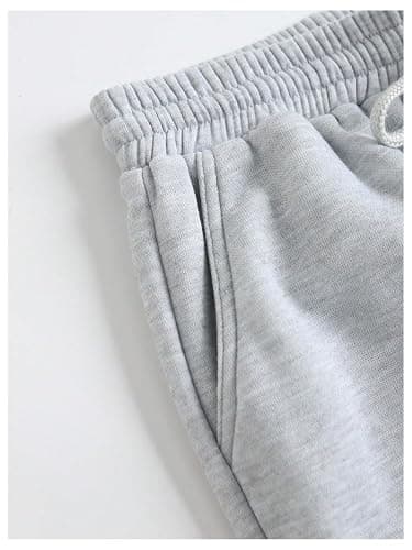 GORGLITTER Women's Elastic Bottom Sweatpants High Waist Stretch Loose Casual Lounge Athletic Joggers with Pockets thumbnail 4
