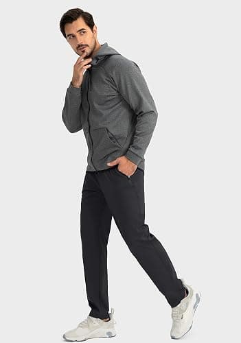 G Gradual Men's Sweatpants with Zipper Pockets Tapered Joggers for Men Athletic Pants for Workout, Jogging, Running thumbnail 6