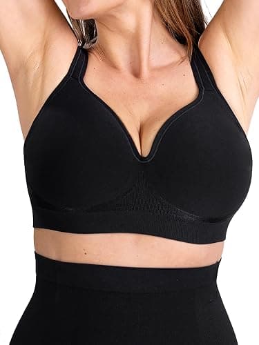 SHAPERMINT Sweetheart Bras for Women – Wireless Push Up Bra with Support, Full Coverage Seamless Bralette - Image 1