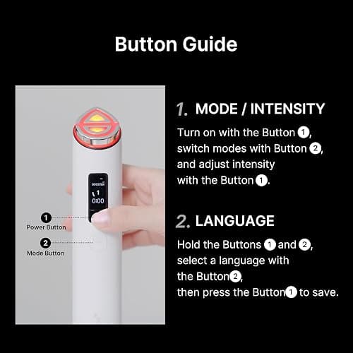 medicube Booster Pro X2™ Appareil Glow 7-en-1 Blanc | Appareil beauté coréen 7-en-1, Soin Glow 2X, Soin des pores, Définition du teint, Modes Dual & Mask, Éclat, Blanc thumbnail 8