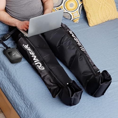 QUINEAR Air Compression Recovery System, Professional Sequential Device for Massage Therapy, Foot and Leg Recovery Boots to Improve Circulation for Athletes, FSA-HSA Eligible (Large) thumbnail 2