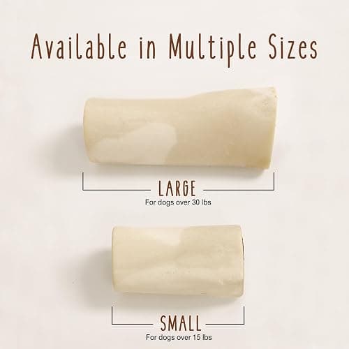 Cadet Stuffed Shin Bones for Dogs, Peanut Butter Flavor, Large, 5-6" | Long lasting dog chew bone for aggressive chewers, supports dental health, dog bones for large dogs, keeps dogs busy thumbnail 5