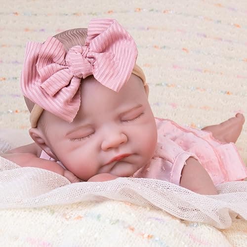 Aori Reborn Baby Dolls - Realistic 20 Inches Real Life Baby Doll with Feeding Kit, Lifelike Newborn Baby Girl Perfect for Kids 3+ thumbnail 2