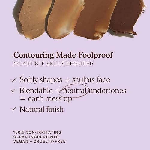 Tower 28 Sculptino Soft-Matte Cream Contour and Bronzer - Clean, Cruelty-Free Face Makeup – Sensitive Skin Safe - Shade: Getty, Light Medium with Neutral Undertones, 0.16 FL Oz / 4.5 mL thumbnail 3