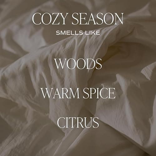 Sweet Water Decor Cozy Season Soy Candles - Fall Candles with Woods, Warm Spice, and Citrus Scent for Home Decor - Soy Candle with 40 Hours Burn Time - 9Oz Black Lid Amber Jar Candles Fall Scents thumbnail 2