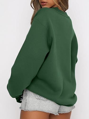 ANRABESS Womens Sweatshirts Crewneck Fleece Oversized Pullover Sweaters Fall Winter Cute Tops Teen Girls Preppy Clothes 2025 thumbnail 2