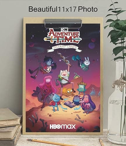 XIHOO Christ-EZ Anime Cartoons Adventure Time Distant Lands Wall Art Print Poster Home Decor Premium - Matte poster Frameless Gift 11 x 17 inch(28cm x 43cm) thumbnail 3