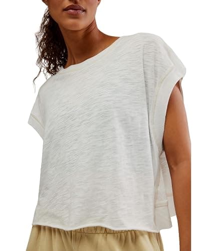 Free People Women's My Time Tee - X-Small - White thumbnail 4