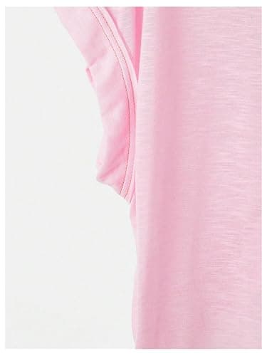 SOLY HUX Women Open Back Tops Workout Backless Tee Casual Athletic Shirts Short Sleeve Oversized Gym T Shirt thumbnail 4