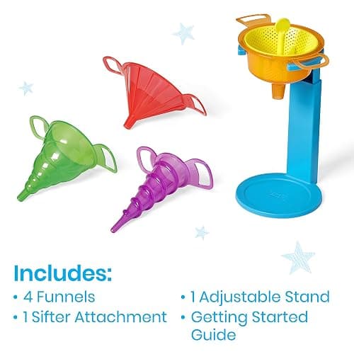 hand2mind Starter Science Funnels, Science Lab Equipment, Sifting Toys, Sand Sifter, Water Table Toys, Sensory Play Toys, Educational Science Kits, Kids Chemistry Set, Science Supplies for Classroom thumbnail 2