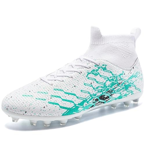 LSIDORYC Kids Slip On Soccer Cleats for Boys Girls Youth Training Football Shoes thumbnail 3