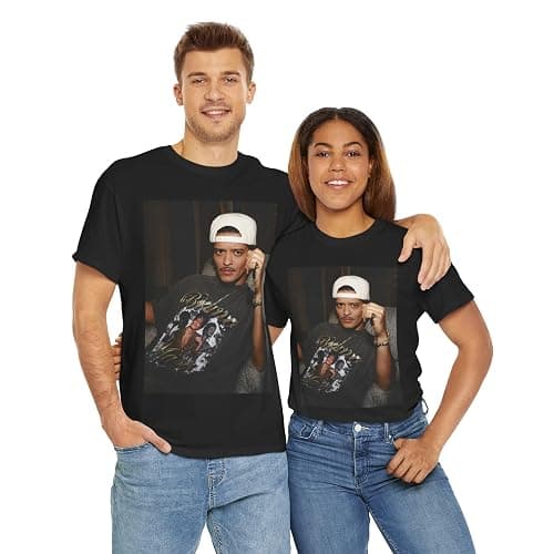 Bruno Music Mars Men Women Unisex Cotton Vintage Tee Short Sleeve T Shirt Cool Shirts Tops & Tees thumbnail 8