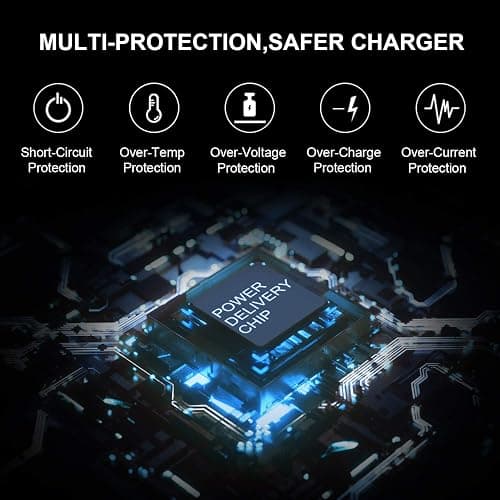 Charger Compatible with HP Laptop Computer 65W 45W Smart Blue Tip Power Adapter thumbnail 3