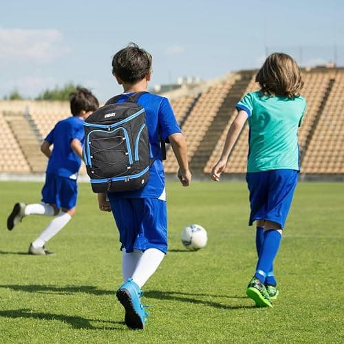 Ciihars Soccer Backpack,Soccer Bag with Ball Holder,Sport Equipment Bags Water resistant Includes Separate Cleat Fit Basketball Volleyball Football thumbnail 7