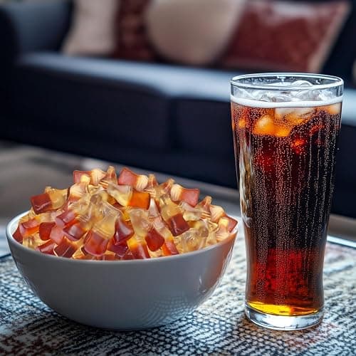 Happy Cola Gummy Candy 2 Pound Bag – Bulk Chewy Cola-Flavored Gummy Bottles Candies for Parties, Candy Buffets, Snacks, and Treats thumbnail 3