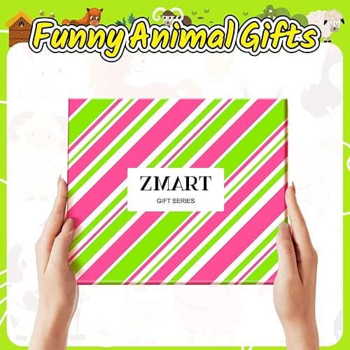 Zmart Cute Animal Socks for Girls - Chicken Horse Goat Socks, Dog Cow Gifts for Kids thumbnail 2