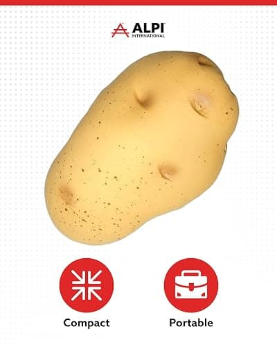 Alpi Potato Squishy Toys – Soft Squeeze Toys for Adults – Realistic Fake Food Stress Ball, a Funny Gift Idea for Home or Office thumbnail 5