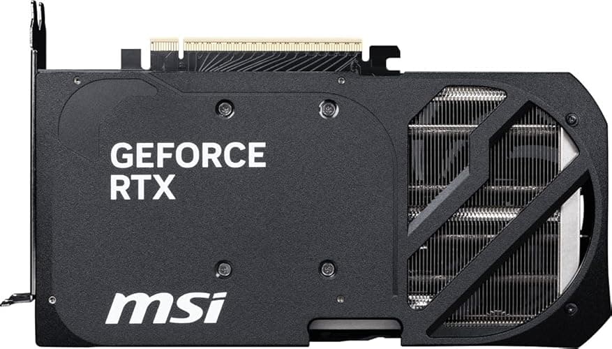 MSI GeForce RTX 5070 12G SHADOW 2X OC Graphics Card - RTX 5070 GPU, 12GB GDDR7 (28Gbps/192-bit), PCIe 5.0 - Dual-Fan Thermal Design - HDMI 2.1b, DisplayPort 2.1b thumbnail 5