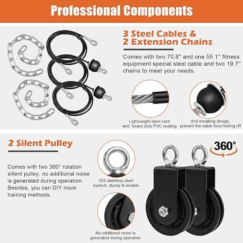  Home Gym Pulley System thumbnail 6