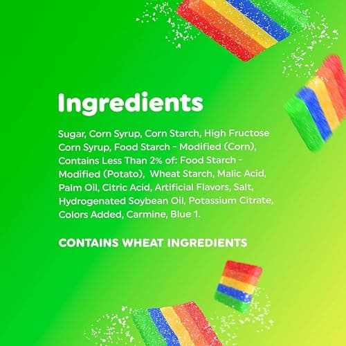 Airheads Xtremes Sourfuls, Sweetly Sour Candy, Rainbow Berry, Individually Wrapped Bulk Candy for Adults & Kids, Party, Concessions, Non-Melting, 6 Oz thumbnail 4
