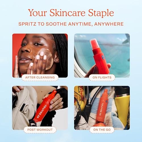 Tower 28 SOS Daily Rescue Facial Spray - Hypochlorous Acid Spray to Help Reduce Redness, Calm Irritation + Alleviate Flare-Ups - Purifying Travel Size Face Toner - Everyday Skin Care Essential (1 oz) thumbnail 7