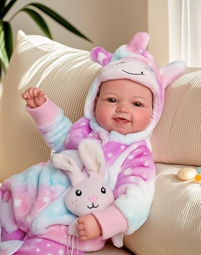 BABESIDE Baby Dolls, 17inch Large Realistic Cute Soft Body Baby Doll Real Life Baby Dolls with Accessories for 3+ Year Old Girls Gifts, Pretend Play, Collection thumbnail 2