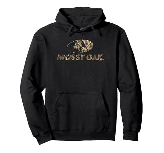 Mossy Oak Nature Camouflage Classic Outdoors Logo V2 Pullover Hoodie - Image 1