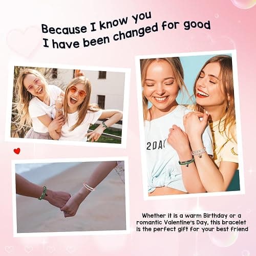Artlunar Witch gifts Witch Bracelet Set Crown & Witch Hat Charm Enchanted Friendship Jewelry Gifts for Teen Girls Mom Besties Sisters thumbnail 4
