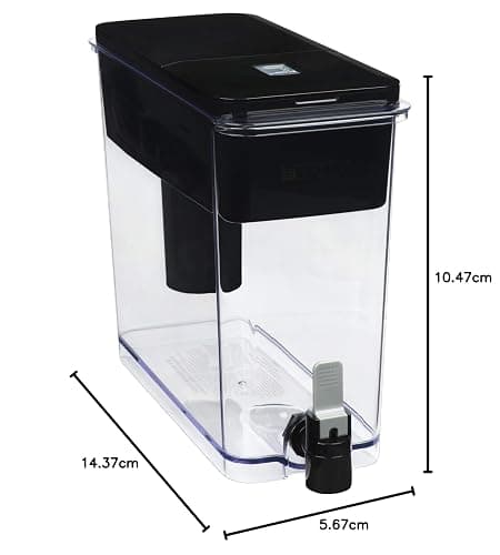 Brita 27 Cup Elite Filter Dispenser, Reduces 30+ Contaminants including Lead and Microplastics, Filter lasts 6 months, UltraMax, Black thumbnail 12