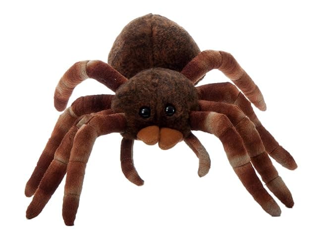 The Petting Zoo Sitting Tarantula Stuffed Animal Plushie, Wild Onez, 12 in | Tarantula Realistic Wildlife Zoo Animals by Zoologee. Great Toys for Girls and Boys. Plush Gifts for Kids - Image 1