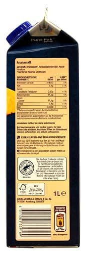 Herzstücke Ananas Direktsaft, 8er Pack (8 x 1 l) thumbnail 2