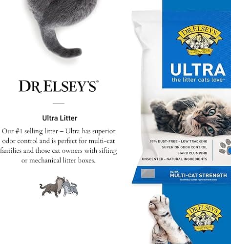 Dr. Elsey's Ultra UnScented Clumping Clay Cat Litter 40 lb. Bag thumbnail 6
