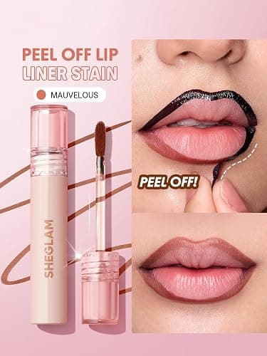 SHEGLAM Fall In Line Peel Off Lip Liner Stain-Mauvelous thumbnail 2