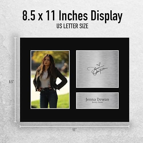 HWC Trading Jenna Dewan The Rookie Bailey Nune Gifts Printed Signed Autograph Picture for TV Show Fans - US Letter thumbnail 2