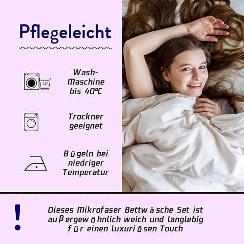 Lanqinglv Rüschen Grau Bettwäsche 135x200 2 Teilig Mädchen Mikrofaser Bettbezug Deckenbezug mit Reißverschluss mit Kopfkissenbezüge 80x80 thumbnail 8