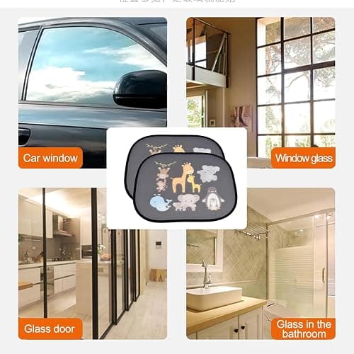 astarye Solar Protection Car SunShade Side Window Windscreen Roof Window for Children Adults Adsorption Electrostatic thumbnail 6