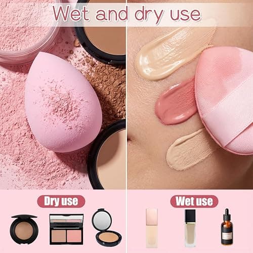 65Pcs Pink Makeup Brushes Set, Facial Make up Accessories Foundation Brush Kit Eye and Face Make up Brushes & Tools Professional Multi-functional Makeup Tool Set with Case thumbnail 6