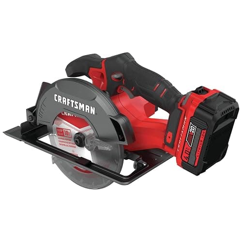 CRAFTSMAN V20 Cordless Circular Saw Kit, 6-1/2 inch, Battery and Charger Included (CMCS500M1) thumbnail 10