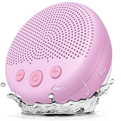 LENRUE Shower Speaker, Bluetooth Waterproof Speaker Wireless, Portable Speakers with Clear Loud Sound, Suction Cup, Lanyard, Ideas Gifts - Image 1