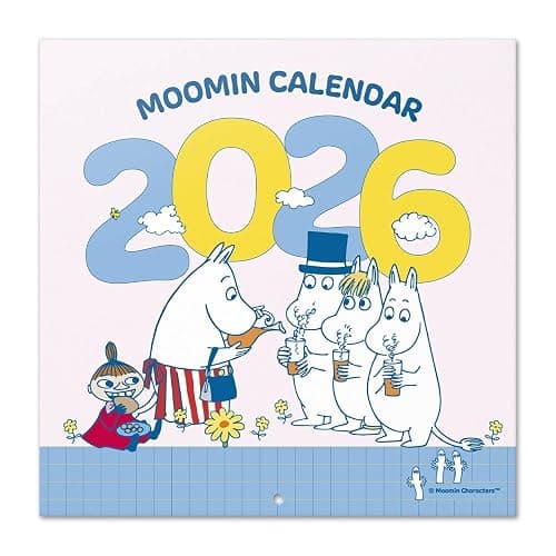Official Moomin Wall Calendar 2026 12" x 12" FSC® Plastic Free - Starts Week On Sunday | Family Planner Calendar 2026 - Image 1