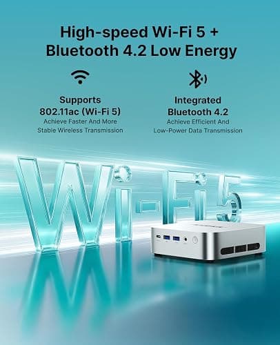 ACEMAGIC Mini Pc Windows 11 Pro, AMD Ryzen 4300U Processor up to 3.7 GHz Mini Computers, 16GB DDR4 256GB SSD, 4K Triple Display WiFi5 BT4.2 VESA Micro Small Pc for Business and Home, Mini Desktop thumbnail 5