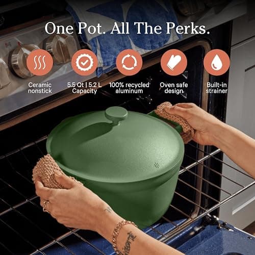 Our Place Home Cook Duo - Always Pan 2.0 & Perfect Pot Bundle | Multi-Functional Cookware Set Replaces 18 Pieces | Sage thumbnail 3