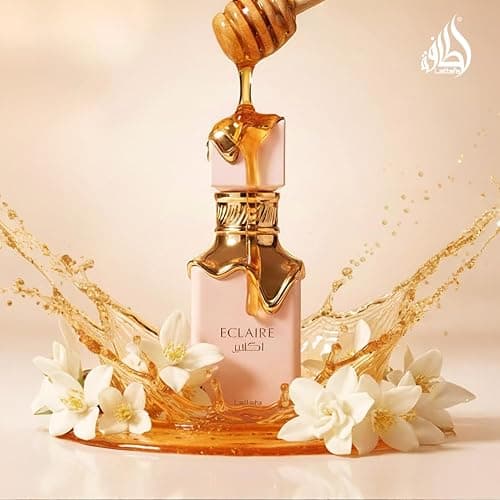 Lattafa Eclaire - Vanilla, Caramel, Sweet, Floral - Eau de Parfum Long-Lasting Fragrance for Women, 3.40 Ounce / 100 ml | Long-Lasting Fragrance, 3.40 Ounce, 100 ml thumbnail 4