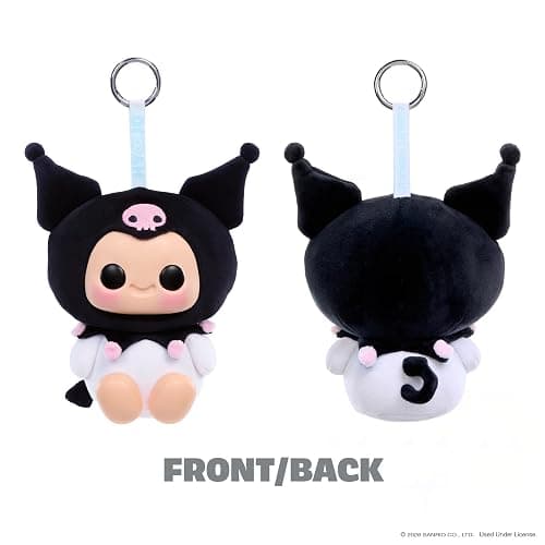 Hyojo Hello Kitty and Friends Series - Kuromi, Cinnamoroll & Pochacco | Single Squishy Collectable, Soft Plush and Mixed Materials, Squeezable Squishy Feel, Keychain Included, for All Ages thumbnail 9
