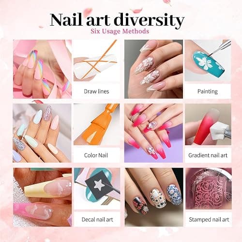 AOBOO 24 Well Mini Ombre Gel Nail Polish Kit - 24 Color Travel Size Soak Off UV LED Gel Polish Set with High Pigment for Gradient & Sponge Effect - Portable DIY Manicure Art Tool thumbnail 5