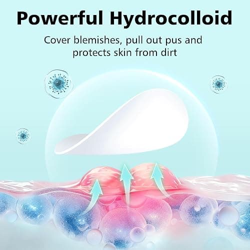 Dr.patch 600 Counts Pimple Patches - Hydrocolloid Acne Patches for face, Pimple Stickers for Covering Zits and Blemishes, Gentle for All Skin Types(4 Size) thumbnail 7