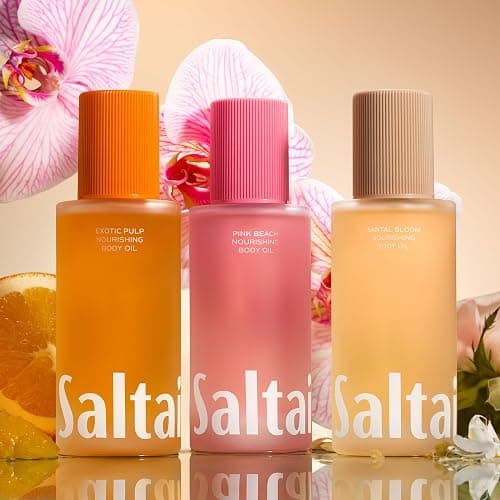 Saltair Body Oil – Silky After Shower and Bath Dry Oil for Women and Men – Non-Greasy, Well-Absorbing Moisturizer for Hydrating Dry Skin – Pink Beach Scent, 4oz thumbnail 4