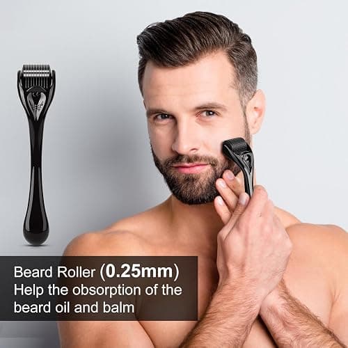 MALE GOD Beard Growth Kit, Beard Kit W/Men's Shaving & Grooming Sets, Upgraded Beard Growth Oil W/Biotin and Batana Oil, Balm, Comb for Spot/Patchy Beard, Christmas Gifts for Men Him Boyfriend Husband thumbnail 4